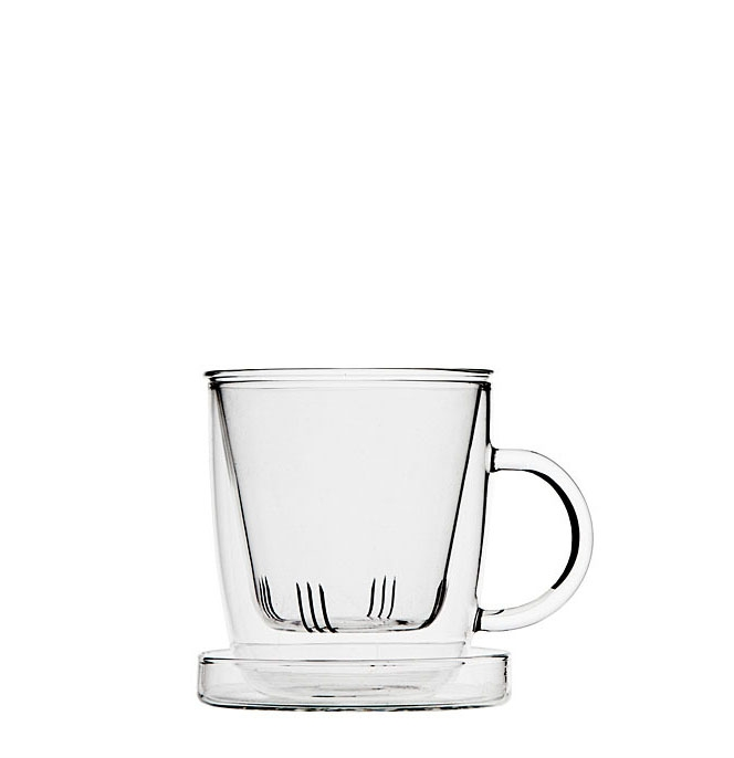 Objets de Bibi - Fiorirà un giardino Tazza tisaniera con filtro in vetro borosilicato
