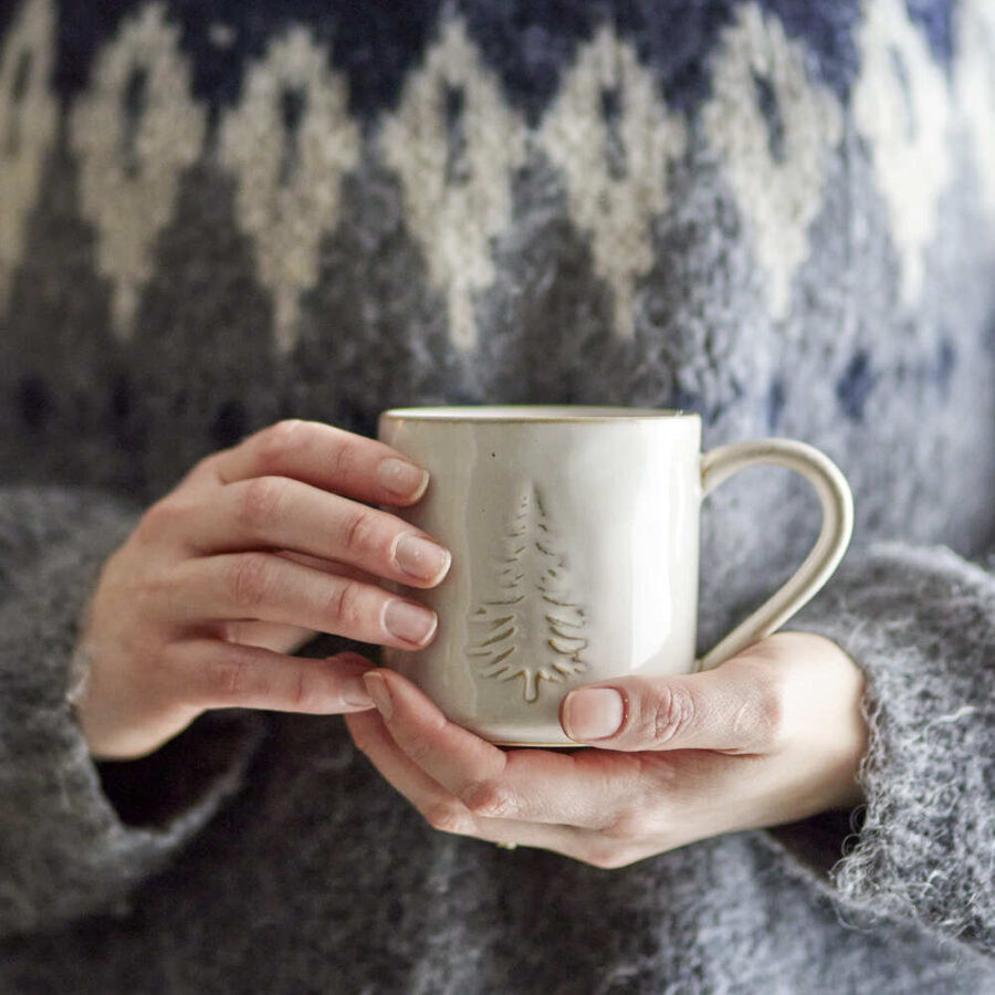 Objets de Bibi - Bloomingville Una elegante e semplice tazza ispirata alla bellissima natura dell'inverno.