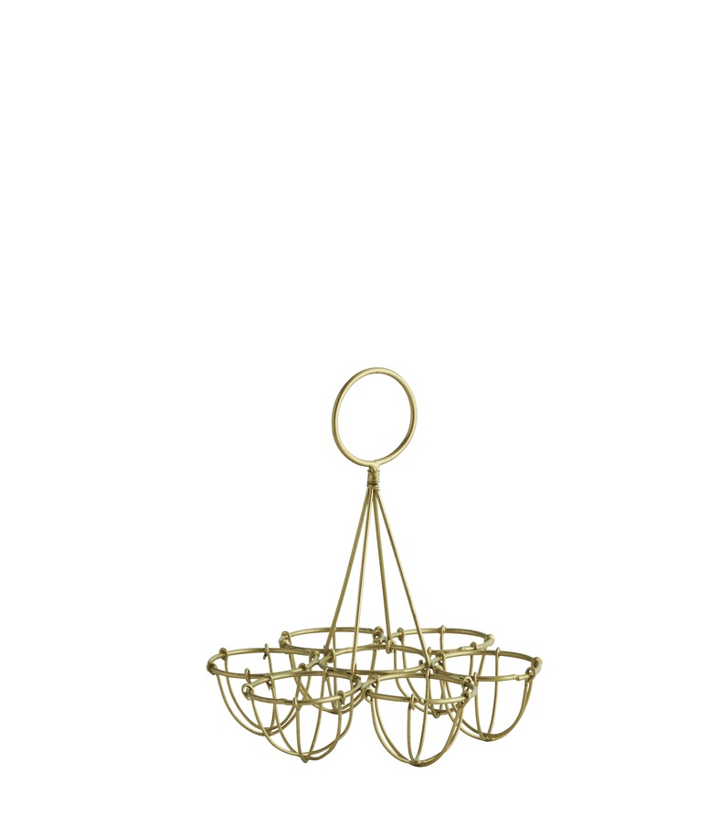 Objets de Bibi - Madam Stoltz Porta uova dorato