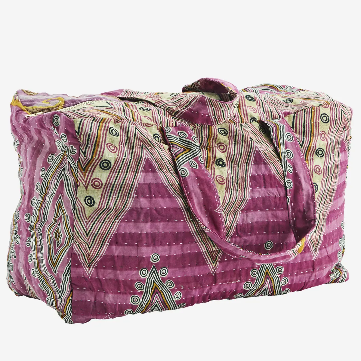 Objets de Bibi - Madam Stoltz. Borsa morbida, capiente, adatta per brevi viaggi. In cotone riciclato.